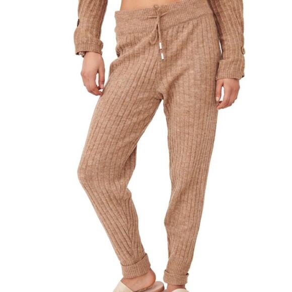Free People  Around the Clock Ribbed Knit Joggers - Picture 5 of 14